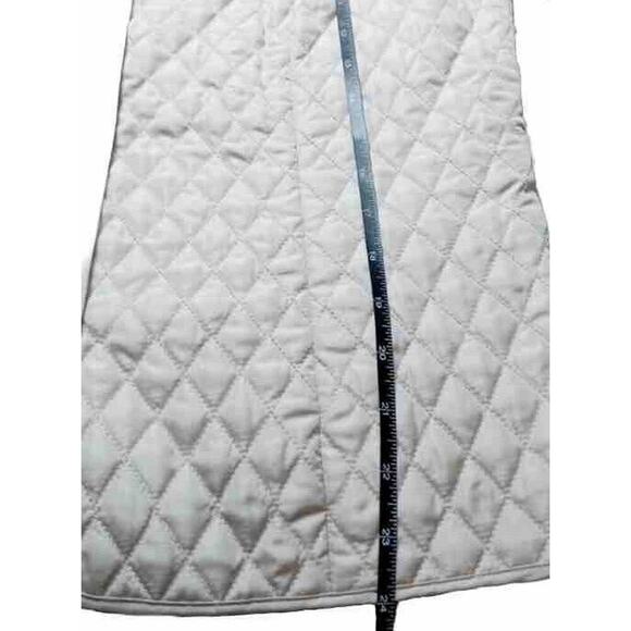 Briggs Size 10 Quilted Women's Cream Beige Thin Snap Front Jacket Tan New York - Picture 8 of 8